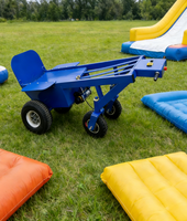 Chariot de manutention électrique robuste Easyfun 2200lbs 1000kg avec treuil pour structures gonflables et entreprises de location événementielle