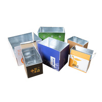 Boîte d'expédition isotherme personnalisée pour aliments surgelés, en aluminium et polystyrène expansé (EPS), pour le transport en chaîne du froid