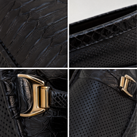 Mocassins en cuir véritable à motif serpent pour hommes, chaussures de conduite souples, légers, respirants, antidérapants, de luxe, RADOLFA
