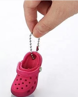 Accessoire de chaîne de perles argentées pour sandales à petits trous, pendentif de chaussures de niche, pour sac à dos, clé de voiture, cadeau de vacances pour femmes