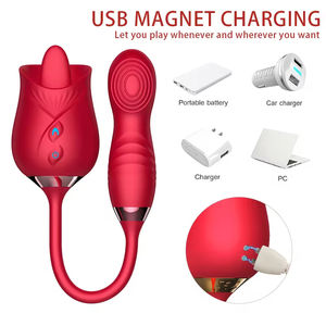 LOVE. Juguete Sexual en Oferta, Vibrador de Punto G en Forma de Rosa Roja para Mujeres, Vibrador de Succión Clitoral - Product Image 3