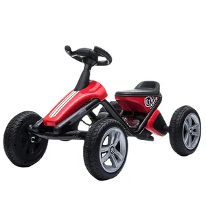 Bicicleta go-kart de cuatro ruedas para niños, bebés, niños y niñas, cochecito de juguete deportivo para sentarse