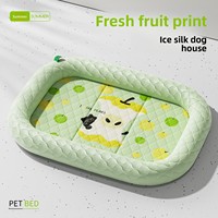 Tapis rafraîchissant pour animaux de compagnie - Universel pour chats et chiens - Coussin de refroidissement estival respirant en coton PP pour usage intérieur