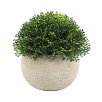 Pour l'approvisionnement exclusif transfrontalier : Plante verte artificielle hautement réaliste en pot, fausse fleur, ornements de bonsaï, accessoires de décoration intérieure en plastique, modèle YX