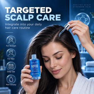 Sérum para el Cuero Cabelludo GHK-CU, Nutre, Repara el Cabello Dañado, Hidrata, Calma el Cuero Cabelludo Seco, Mejora el Cabello Fino, Superventas - Product Image 3