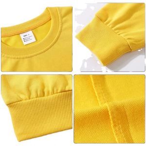 Custom Cotton Polyester Over Size Men Sweatshirts Pullover Sweaters Thin Crew Neck Men's Long <b>Sleeve</b> Sweatshirt - Product Image 5