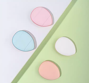 Éponges de maquillage colorées rose et noires, éponges beauté, applicateurs de maquillage pour le visage, éponges cosmétiques avec étiquette privée personnalisée - Product Image 5