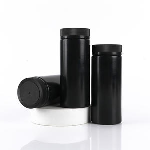 Botella de HDPE Negra Mate para Pastillas de 100ml 150ml 200ml 250ml con Tapa Desprendible, Envase para Medicamentos y Suplementos, Color Personalizado de Fábrica - Product Image 4