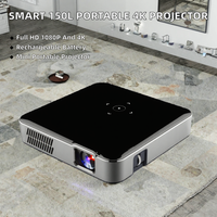 Nouveau projecteur mini portable intelligent DLP LED Android Full HD 1080P WIFI rechargeable 200 Ansi Lumen avec mise au point manuelle 4K