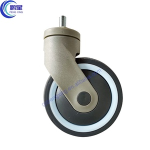 Pengxing Medical Hospital Bed <strong>Trolley</strong> Universal Castor Tpr 3 <strong>4</strong> <strong>5</strong> <strong>Inch</strong> Light Swivel Medical Caster Wheel Hospital Gurney Casters - Product Image 2