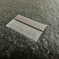 Usine personnalisé en gros magnétique plat bande de données étagère porte-étiquette plastique Pvc bandes de bordure extrusion pour étagère de supermarché