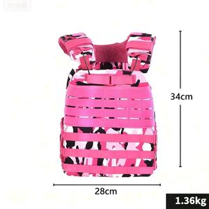 سترة تدريب قابلة للتعديل من الأكسفورد/النايلون مع أوزان وحزام كتف، قابلة للتنفس، مناسبة للياقة البدنية والجري والتمارين الرياضية، متوفرة بألوان مخصصة - Product Image 4