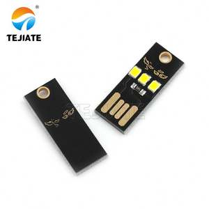 블랙베이스 버전 터치 컴퓨터 키보드 라이트 따뜻한 흰색 LED 모듈 미니 야간 모바일 전원 USB 버전 <span class=keywords><strong>IC</strong></span> - Product Image 5