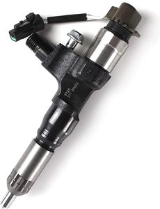 Inyector de Combustible para Motor Diésel Plateado 095000-6593 para Hino J08E para Excavadora de Cadenas SK200-8 SK330-8 SK350 - Product Image 2