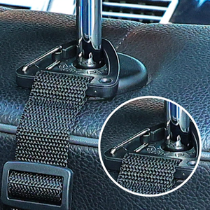 ตะขอแขวนหลังเบาะรถยนต์แบบปรับได้ ทนทาน ทำจากสแตนเลส เหมาะสำหรับแขวนกระเป๋าสตางค์ <span class=keywords><strong>กระเป๋า</strong></span> และของ<span class=keywords><strong>ใช้</strong></span>ขนาดเล็ก - Product Image 4