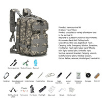 Trousse de premiers soins d'urgence portable multifonctionnelle LQ pour le camping, la randonnée et la pêche