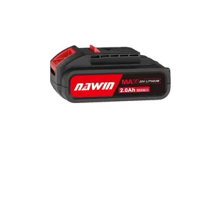 NAWIN stok tersedia baterai Lithium kualitas tinggi 21V 2.0Ah alat listrik tangan bor tangan Gerinda sudut baterai