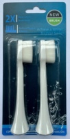 Micro-nano 20000 Superfine Micro Soft Bristles Nano Ultra Soft Cabezal de cepillo de dientes eléctrico para adultos Juego de 2 piezas para Philips Xiaomi