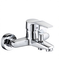 Robinet de douche en céramique à poignée unique haute performance, mitigeur eau chaude/froide, ensemble de douche pour salle de bain et baignoire