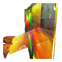 Écran LED transparent adhésif COB FutureX IP20, film flexible haute transparence pour abris de bus et hubs extérieurs