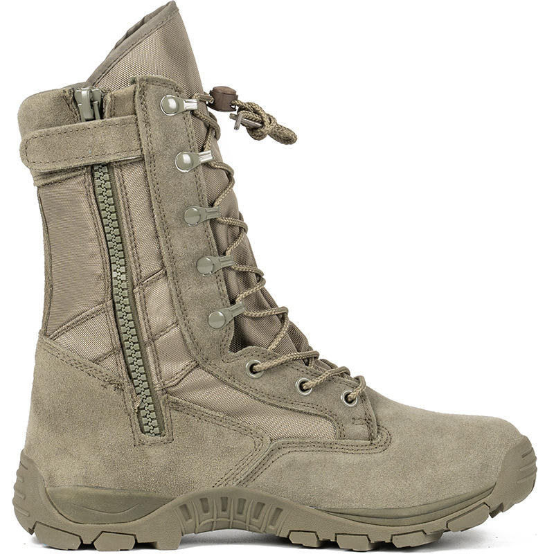 New ZS High-Top Lightweight Boots Green Desert Boots for Winter