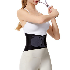 Ceinture de soutien lombaire sportive noire SMLXL pour le fitness, l'exercice et la course à pied - Product Image 1