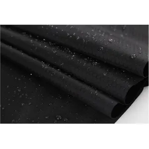 Black 70D Honeycomb Ripstop Nylon Fabric with Weldable TPU Backing Inflatable Waterproof