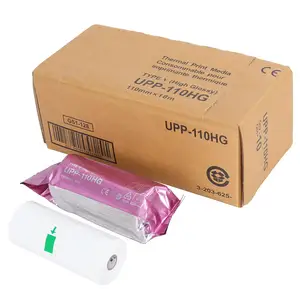 High Gloss 110mm Medical Video Printing Type V 110HG Ultrasound Thermal Paper Roll