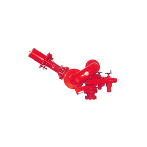 Canon à eau incendie marin 1200m³/h, jet droit/brouillard, en acier inoxydable, peinture rouge, pour système FiFi - Product Image 2