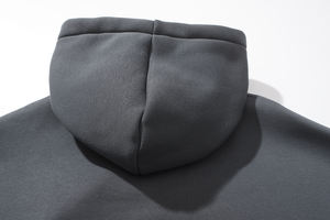 Oversized Men'<b>s</b> Mid-<b>Weight</b> Knitted Cotton Blend Fleece Hoodies Winter Sweatshirts with Front Pocket Print Sizes <b>S</b>-3X for Spring - Product Image 3