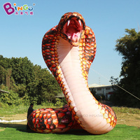 Bingo Factory Design Publicité Publicitaire Gonflable Géant de Simulation d'Animaux de Dessin Animé (Oie, Serpent, Chien, Canard) pour Affichage et Décoration
