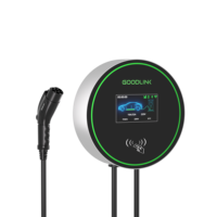 GoodLink Nouveau chargeur mural rapide pour véhicules électriques 11KW AC, prise GB GBT, IP65, 16A, 380V, certifié CQC, modèle S01 avec écran