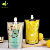 Pochettes souples transparentes en plastique de 250 ml et 500 ml avec bec verseur pour liquides, eau, jus et boissons