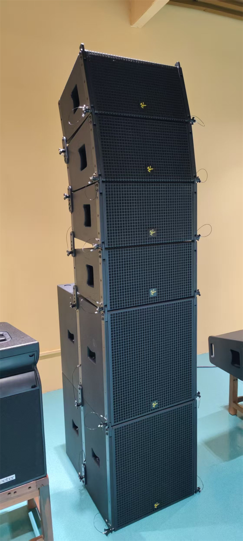 High Quality 520W Outdoor Power Handling Home Theater System Box Speakers Premium Line Array Speakers · image 4