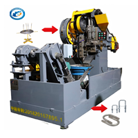 Machine à rouler les tiges filetées et les boulons en U automatiques à entraînement motorisé, haute performance, 50-70/min, directement de l'usine Heling Machinery
