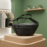 Sac de poitrine polyvalent unisexe de style japonais, sac à bandoulière décontracté en PVC avec fermeture éclair, petit sac de tous les jours, nouveau design