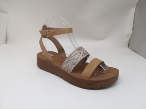 <strong>Roma</strong> Women's Summer Flat Sandals Casual Outdoor Slides with Open Toe Toecap Breathable Anti-Slip Strap Closure Ladies Shoes - Product Image 4