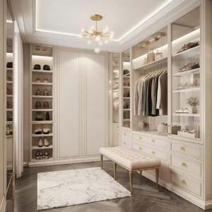 Armoire de villa, meubles de maison, armoire de chambre à coucher, solutions personnalisées pour les villas, les appartements et les hôtels - Product Image 2