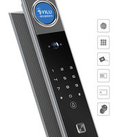 NUEVO Diseño Inteligente, Precio al por Mayor, Cerradura Inteligente para Puerta Principal con Reconocimiento Facial, Huella Dactilar y Seguridad Biométrica, Tuya