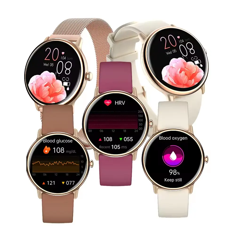 2024 new Full Touch Round AMOLED Screen Waterproof Custom Dial Smartwatch Y86 BT Call phone Smart Watch