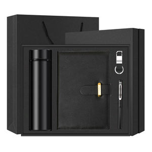 批发定制节日企业保温瓶A5笔记本钢笔钥匙扣促销礼品套装 - Product Image 1