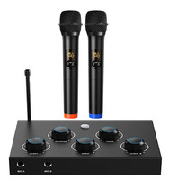 En İyi Ev Sineması Kablosuz Karaoke Mikser Sistemi El Tipi Dinamik Mikrofon DSP Ses Efektleri Kristal Ses Metal Yapı