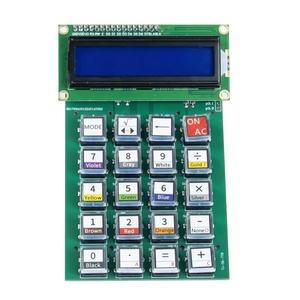 Kit de bricolage pour calculatrice OKYN-Y2747, calcul mathématique et conversion de valeur par code couleur des résistances, affichage LCD1602 - Product Image 1