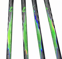Bâton de hockey sur glace monobloc en fibre de carbone 380g, courbure 3 points, bas/moyen kick, pour entraînement saisonnier - Vente en gros (lames P92/P28/P29)
