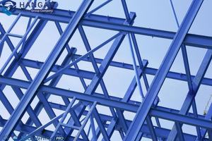 مبنى طائرات صناعي كبير المدى ذو تصميم مفتوح للبيع، هيكل فولاذي عالي القوة للبناء النمطي - Product Image 2