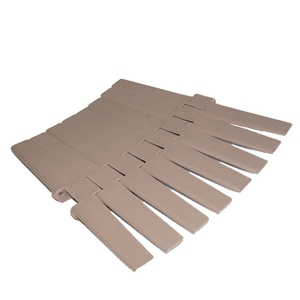 Chaîne à rouleaux modulaire à dessus plat avec goujons pour l'industrie alimentaire (T-2000) en POM blanc - Product Image 1