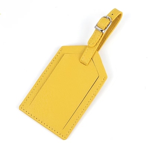 Leather Luggage Baggage Tags ID <strong>Label</strong> <strong>for</strong> <strong>Suitcases</strong> Backpack Card Holder Blank Pu Leather Luggage Tag - Product Image 6