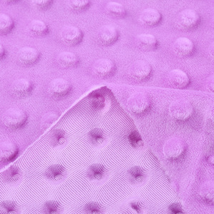 Chất Lượng Cao Cấp <span class=keywords><strong>Velboa</strong></span> <span class=keywords><strong>100</strong></span>% <span class=keywords><strong>Polyester</strong></span> Dệt Kim Warp Nổi Bong Bóng Vải Mềm Mại Sang Trọng Minky Dot Cho Cô Gái Chăn - Product Image 5