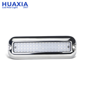 Luz <span class=keywords><strong>LED</strong></span> Marina de Acero Inoxidable de 12V 24W, Azul, IP68, Impermeable, Luz Subacuática para Barcos/Yates, <span class=keywords><strong>Luces</strong></span> para Piscinas, Accesorios para Barcos - Product Image 1