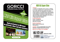 Set Aktivator Perekat CA Berkinerja Tinggi OEM G310L untuk Laminasi Papan MDF Pembuatan Kabinet dan Perbaikan Rumah 400ml Kit Lem Super MDF
